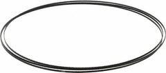 Starrett - 14 TPI, 7' 9" Long x 1/8" Wide x 0.025" Thick, Welded Band Saw Blade - Carbon Steel, Toothed Edge, Raker Tooth Set, Flexible Back, Contour Cutting - Americas Industrial Supply