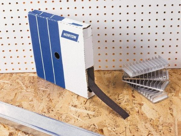 Norton - 50 Yards x 2" 3 Piece Roll Kit - 80, 120, 240 Grit, & Medium, Fine Grades - Americas Industrial Supply
