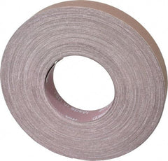 Norton - 1" x 50 Yd 320 Grit Aluminum Oxide Cloth Roll - Extra Fine Grade, J Weighted Backing - Americas Industrial Supply