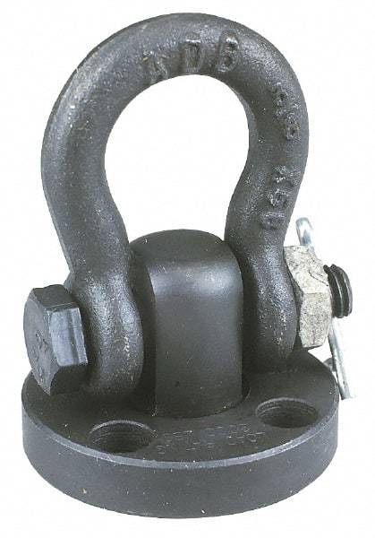 American Drill Bushing - 19,000 Lb Load Capacity Shackle Hoist Ring - 3/4 - 10 Thread, Alloy Steel - Americas Industrial Supply