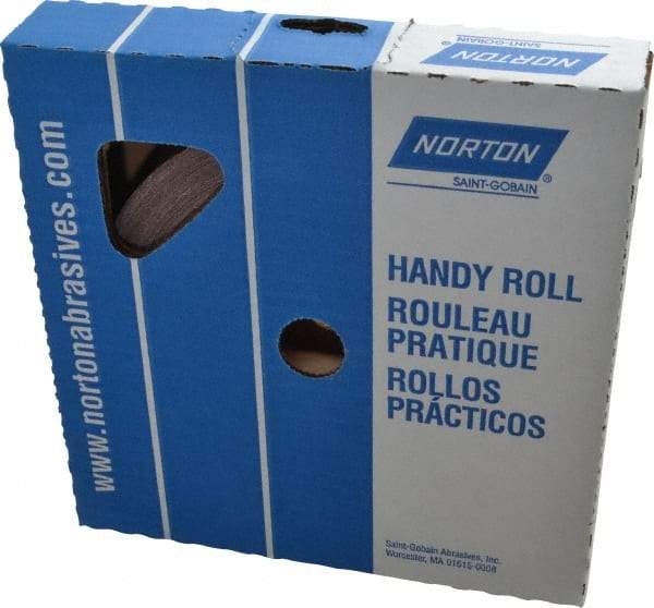 Norton - 1" x 50 Yd 400 Grit Aluminum Oxide Cloth Roll - Extra Fine Grade, J Weighted Backing - Americas Industrial Supply
