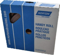 Norton - 1" x 50 Yd 400 Grit Aluminum Oxide Cloth Roll - Extra Fine Grade, J Weighted Backing - Americas Industrial Supply
