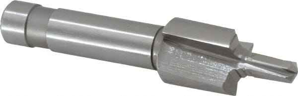 Made in USA - 5/16-24" Port, 0.742" Spotface Diam, 1/8" Tube Outside Diam, Reamer Pilot, Straight Shank, High Speed Steel Porting Tool - Americas Industrial Supply