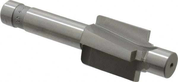 Made in USA - 9/16-18" Port, 0.989" Spotface Diam, 3/8" Tube Outside Diam, Plain Pilot, Straight Shank, High Speed Steel Porting Tool - Americas Industrial Supply