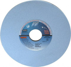 Norton - 7" Diam x 1-1/4" Hole x 1/4" Thick, I Hardness, 80 Grit Surface Grinding Wheel - Ceramic, Type 1, Medium Grade, 3,600 Max RPM, Vitrified Bond, No Recess - Americas Industrial Supply