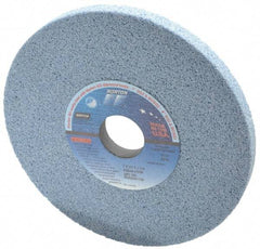 Norton - 7" Diam x 1-1/4" Hole x 1/2" Thick, H Hardness, 46 Grit Surface Grinding Wheel - Ceramic, Type 1, Coarse Grade, 3,600 Max RPM, Vitrified Bond, No Recess - Americas Industrial Supply