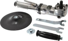 Value Collection - 7" Wheel Diam, 4,500 RPM, Pneumatic Angle & Disc Grinder - 5/8-11 Spindle - Americas Industrial Supply