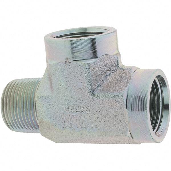 Eaton - Stainless Steel Industrial Pipe Tee - MNPT x FNPT x FNPT - Americas Industrial Supply