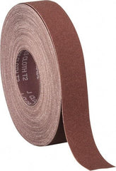Norton - 1-1/2" x 50 Yd 150 Grit Aluminum Oxide Cloth Roll - Very Fine Grade, J Weighted Backing - Americas Industrial Supply