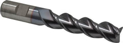 Cleveland - 3/4", 3 Flute, Single End, Powdered Metal, 0.06" Corner Radius End Mill - 5-1/4" OAL, 42° Helix, Right Hand Flute, 3" LOC, Right Hand Cut - Americas Industrial Supply