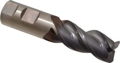 Cleveland - 1", 3 Flute, Single End, Powdered Metal, 0.12" Corner Radius End Mill - 4-1/2" OAL, 42° Helix, Right Hand Flute, 2" LOC, Right Hand Cut - Americas Industrial Supply