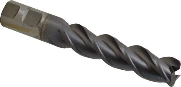 Cleveland - 1", 3 Flute, Single End, Powdered Metal, 0.12" Corner Radius End Mill - 6-1/2" OAL, 42° Helix, Right Hand Flute, 4" LOC, Right Hand Cut - Americas Industrial Supply