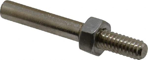 Made in USA - 1/4" Shank Abrasive Point Mandrel - 2" Length, 1/4" Hole Compatibility, for Cones - Americas Industrial Supply