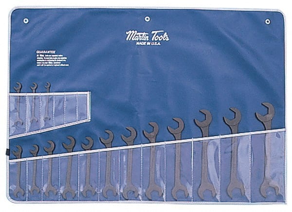 Martin Tools - 15 Piece, 3/8 to 1-1/4" Hydraulic Wrench Set - Americas Industrial Supply