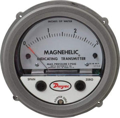 Dwyer - 25 Max psi, Differential Pressure Transmitter with Indication - 1/8" Thread - Americas Industrial Supply