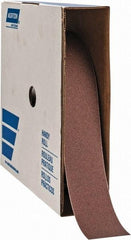 Norton - 2" x 50 Yd 120 Grit Aluminum Oxide Cloth Roll - Fine Grade, J Weighted Backing - Americas Industrial Supply
