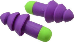 Moldex - Reusable, Uncorded, 27 dB, Flange Earplugs - Purple, 50 Pairs - Americas Industrial Supply