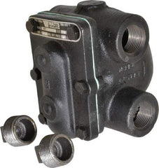 Watts - 4 Port, 1" Pipe, Cast Iron Float & Thermostatic Steam Trap - 15 Max psi - Americas Industrial Supply