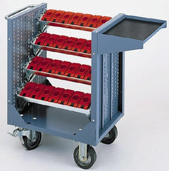 LISTA - 28 Tool Capacity, 40 Taper Size CNC Tool Cart - Americas Industrial Supply