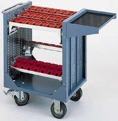 LISTA - 35 Tool Capacity, 40 Taper Size CNC Tool Cart - Americas Industrial Supply