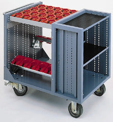LISTA - 30 Tool Capacity, 50 Taper Size CNC Tool Cart - Americas Industrial Supply