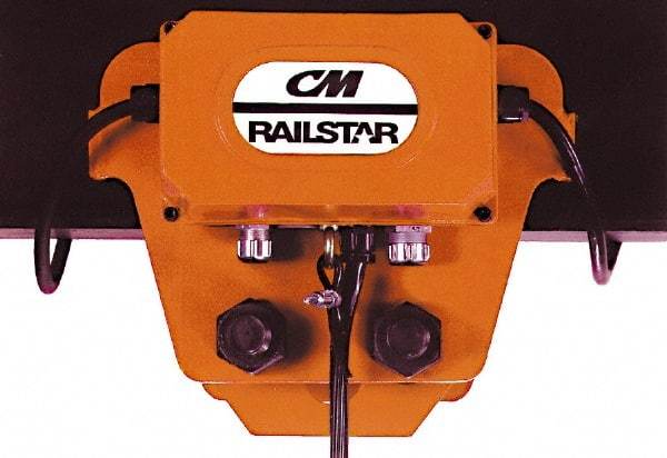CM - 2 Ton Capacity Motor Driven Trolley - 3-3/8" to 6" Flange Width - Americas Industrial Supply