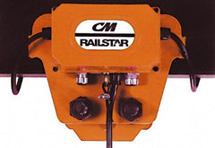 CM - 2 Ton Capacity Motor Driven Trolley - 3-3/8" to 6" Flange Width - Americas Industrial Supply