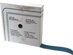 Value Collection - 1-1/2" x 50 Yd 180 Grit Aluminum Oxide Cloth Roll - Very Fine Grade, J Weighted Backing - Americas Industrial Supply