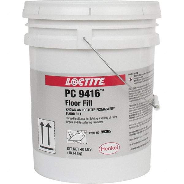 Loctite - 40 Lb Kit Gray Epoxy Resin Filler/Repair Caulk - -20 to 225°F Operating Temp, 6 min Tack Free Dry Time, 24 hr Full Cure Time, Series 135 - Americas Industrial Supply