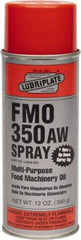 Lubriplate - 9.5 oz Aerosol Mineral Multi-Purpose Oil - SAE 20, ISO 68, 65 cSt at 40°C & 9 cSt at 100°C, Food Grade - Americas Industrial Supply