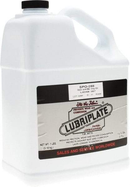 Lubriplate - 1 Gal Bottle, Mineral Gear Oil - 184 SUS Viscosity at 210°F, 3314 SUS Viscosity at 100°F, ISO 680 - Americas Industrial Supply