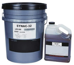 Lubriplate - 5 Gal Pail, ISO 32, SAE 10, Air Compressor Oil - 155 Viscosity (SUS) at 100°F, 46 Viscosity (SUS) at 210°F, Series SYNAC 32 - Americas Industrial Supply