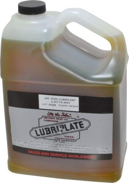 Lubriplate - 1 Gal Bottle, ISO 32, Air Tool Oil - 147 Viscosity (SUS) at 100°F, 44 Viscosity (SUS) at 210°F - Americas Industrial Supply