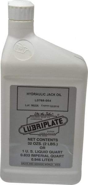 Lubriplate - 1 Qt Bottle Petroleum Oil Hydraulic Oil - SAE 10, ISO 32 - Americas Industrial Supply