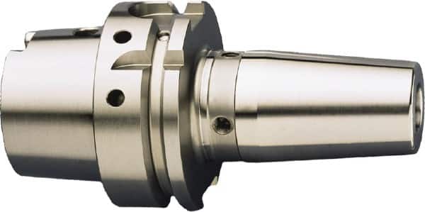 HAIMER - 16mm Hole Diam, HSK100A Taper Shank Shrink Fit Tool Holder & Adapter - 200mm Projection, 27mm Nose Diam, 50mm Clamping Depth, 25,000 RPM - Exact Industrial Supply