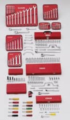 Proto - 194 Piece 1/4, 3/8 & 1/2" Drive Master Tool Set - Tools Only - Americas Industrial Supply