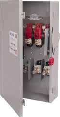 Eaton Cutler-Hammer - 200 Amp, 250 VDC, 480-600 VAC, 3 Pole Fused Safety Switch - NEMA 1, 1 Phase, 50 hp at 480/600 VAC (Single Phase), 125 hp at 480 VAC, 150 hp at 600 VAC (Triple Phase), 3PST Contact Form - Americas Industrial Supply