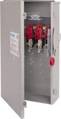 Eaton Cutler-Hammer - 200 Amp, 250 VDC, 480-600 VAC, 3 Pole Nonfused Safety Switch - NEMA 3R, 3 Phase, 50 hp at 480/600 VAC (Single Phase), 125 hp at 480 VAC, 150 hp at 600 VAC (Triple Phase), 3PST Contact Form - Americas Industrial Supply
