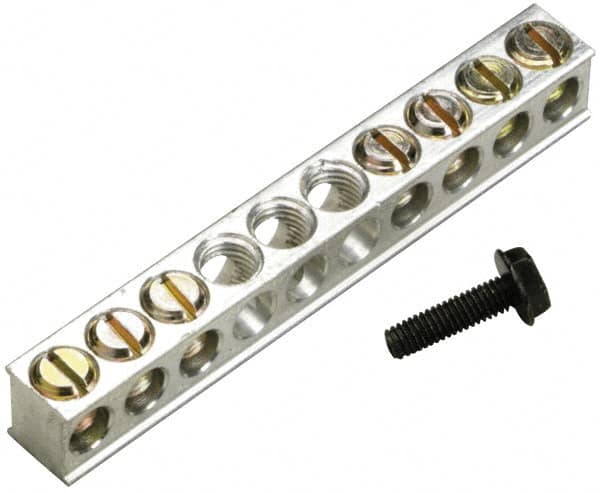 Eaton Cutler-Hammer - 30 to 100 Amp, Safety Switch Neutral Block - For Use with Double Throw Safety Switches, General Duty Switches, Heavy Duty Switches - Americas Industrial Supply