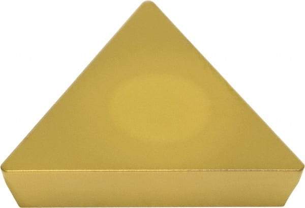 Sumitomo - TPMN433 Grade AC700G Carbide Turning Insert - TiC Finish, 60° Triangle, 1/2" Inscr Circle, 3/16" Thick, 3/64" Corner Radius - Americas Industrial Supply