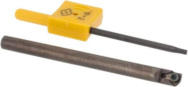 Sumitomo - 0.228" Min Bore Diam, 2-1/2" OAL, 0.187" Shank Diam, BSWJO Indexable Boring Bar - 0.385" Max Bore Depth, WBGT 521 Insert, Screw Holding Method - Americas Industrial Supply