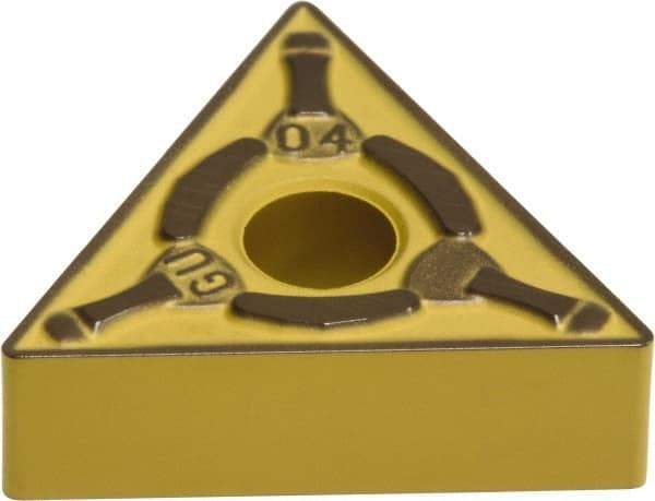 Sumitomo - TNMG332 EGU Grade AC830P Carbide Turning Insert - Al2O3 Finish, 60° Triangle, 3/8" Inscr Circle, 3/16" Thick, 1/32" Corner Radius - Americas Industrial Supply