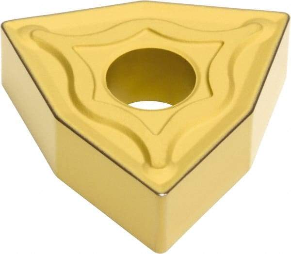 Sumitomo - WNMG433 EUX Grade AC820P Carbide Turning Insert - Al2O3 Finish, 80° Trigon, 1/2" Inscr Circle, 3/16" Thick, 3/64" Corner Radius - Americas Industrial Supply