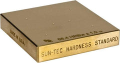 Made in USA - Rockwell A Scale, Hardness Calibration Test Block - A60 Hardness, Low Hardness Range Description, 2 Piece - Americas Industrial Supply