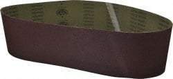 Tru-Maxx - 6" Wide x 48" OAL, 180 Grit, Aluminum Oxide Abrasive Belt - Aluminum Oxide, Very Fine, Coated, X Weighted Cloth Backing - Americas Industrial Supply