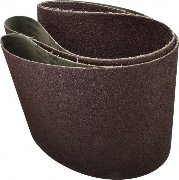 Tru-Maxx - 8" Wide x 107" OAL, 36 Grit, Aluminum Oxide Abrasive Belt - Aluminum Oxide, Very Coarse, Coated, X Weighted Cloth Backing - Americas Industrial Supply