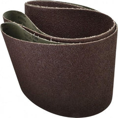 Tru-Maxx - 8" Wide x 107" OAL, 36 Grit, Aluminum Oxide Abrasive Belt - Aluminum Oxide, Very Coarse, Coated, X Weighted Cloth Backing - Americas Industrial Supply