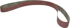 Tru-Maxx - 2" Wide x 72" OAL, 320 Grit, Aluminum Oxide Abrasive Belt - Aluminum Oxide, Extra Fine, Coated, X Weighted Cloth Backing - Americas Industrial Supply
