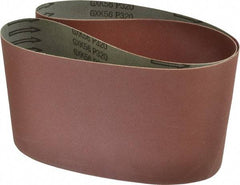 Tru-Maxx - 6" Wide x 48" OAL, 320 Grit, Aluminum Oxide Abrasive Belt - Aluminum Oxide, Extra Fine, Coated, X Weighted Cloth Backing - Americas Industrial Supply