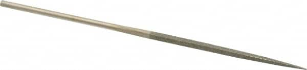 Value Collection - 5-1/2" OAL Fine Square Needle Diamond File - 3/32" Wide x 3/32" Thick, 2-3/4 LOC - Americas Industrial Supply